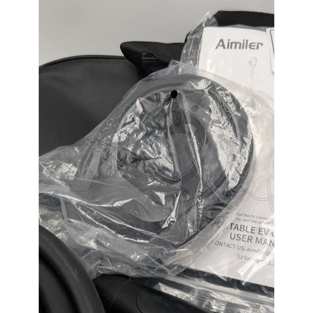 AIMILER Level 1 / 2 EV Charger 32A‎ 25ft J1772 Plug WiFi APP 240V Open Box